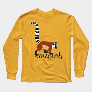 Coati from Brazil Amazoonian dreams Long Sleeve T-Shirt